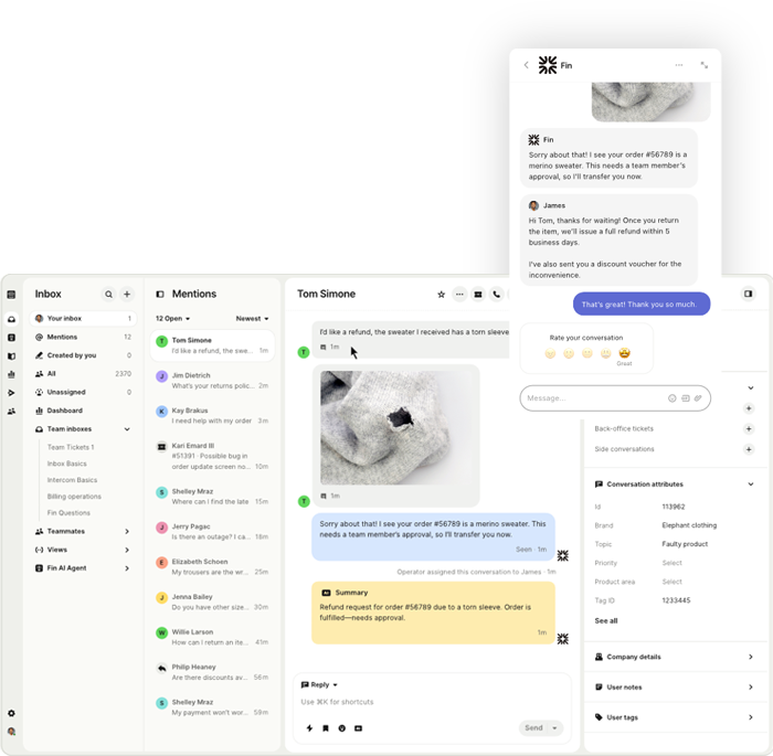 Fin Suite Messages
